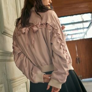 Ank Rouge Back Spindle Blouson (Pink)